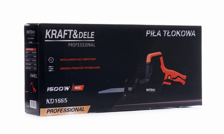 ELEKTRYCZNA PIŁA SZABLASTA 1600W KD1665 - KRAFT&DELE