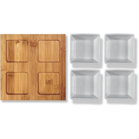 Miski LT9018 ZESTAW DIP 4SZT. BAMBOO LAMART