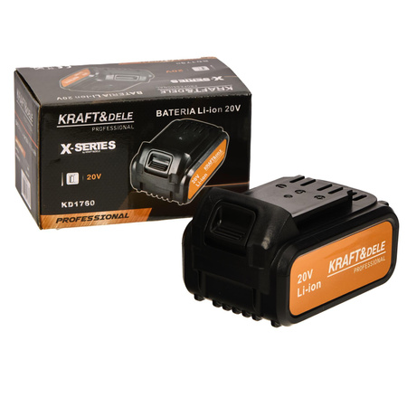 Akumulator 4000 mAh Li-Ion 20V X-SERIES KD1760 - KRAFT&DELE