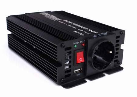 Przetwornica 12V na 230V 300W / 600W skorygowana sinusoida KD1258 - KRAFT&DELE