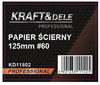 Papier ścierny 50szt. krążek 125mm P60 na rzep KD11802 - KRAFT&DELE