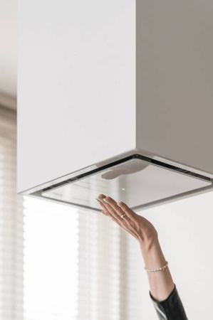 Okap wyspowy Cube W Inox CDW4001I Ciarko Design