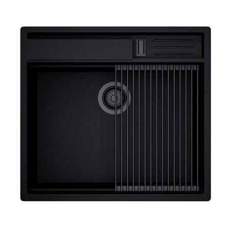 ZLEWOZMYWAK GLOBALO SILVANO 60.1 BLACK/BL MAT GLOBALO