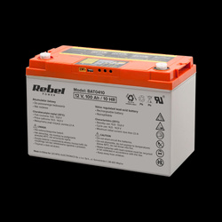 Akumulator żelowy głębokiego rozładowania z wyświetlaczem 12V 100Ah