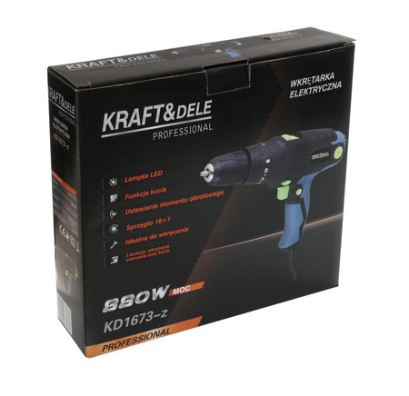 WKRĘTARKA ELEKTRYCZNA KING SERIES KD1673-Z - KRAFT&DELE