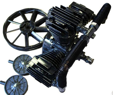 Kompresor sprężarka 7,5KW 3tłoki KD1407 - KRAFT&DELE