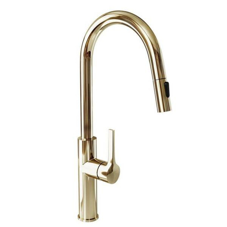 Bateria z wyciąganą wylewką GLOBALO Divio Light Gold GLOBALO