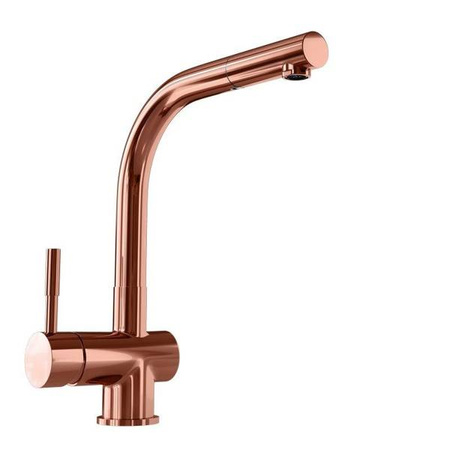 Bateria kuchenna z wyciąganą wylewką Lobio Copper GLOBALO
