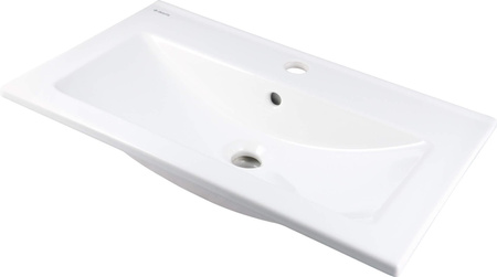 Umywalka ceramiczna wpuszczana z miejscem na baterię - (CTU 636M) - Deante