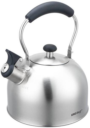 Czajnik z gwizdkiem, 2.5L, stali nierdzewnej, KINGHoff, KH-1859 KH-1859