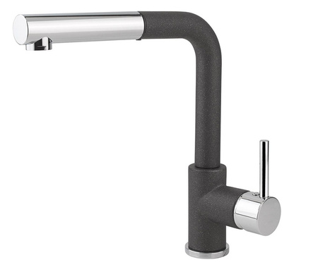 Bateria kuchenna z wyciąganą wylewką CZARNA BDG4527bc