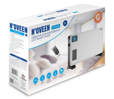 Grzejnik Konwektorowy Noveen CH9000 XXL SIZE LCD Smart White 2300 Watt***