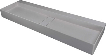 Umywalka granitowa nablatowa - z maskownicą (CQB SU2S) - Deante