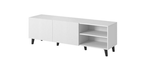 Szafka RTV PAFOS 150x40x52 biały mat