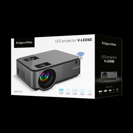Projektor LED z Wi-Fi FullHD Kruger&Matz V-LED60