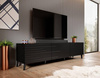 Szafka RTV NOVA 186x40x48 czarny mat