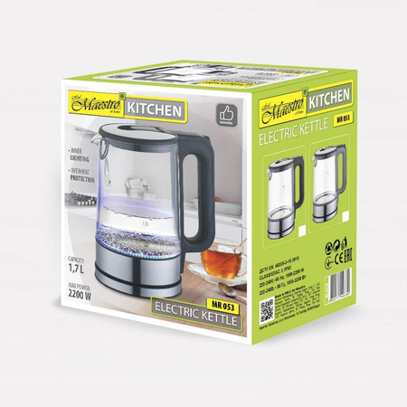 Czajnik elektryczny 1,7l MR-053-BLACK MAESTRO