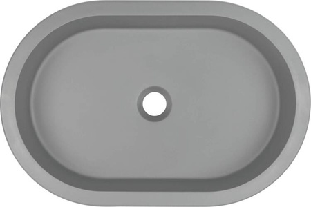 Umywalka granitowa podblatowa/wpuszczana owalna (CQS SU6U) - Deante
