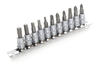 Zestaw Bitów 1/4" 11cz. KD10240 - KRAFT&DELE