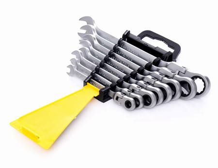 KLUCZE PŁASKO-OCZKOWE 8szt. KD11302 - KRAFT&DELE