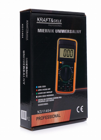 Miernik cyfrowy uniwersalny KD11404 - KRAFT&DELE