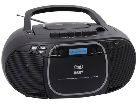 Boombox Trevi CMP576 DAB Radio CD MP3 kaseta black