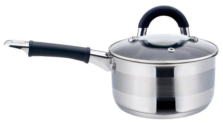 Rondel z pokrywką, stal Ø16cm 1,5l Kingho KH-1255