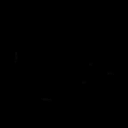 Uchwyt ścienny głośnikowy maksymalne obciążenie 10kg