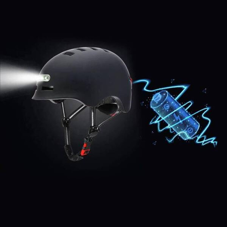 Kask MANTA z oświetleniem LED Rozmiar L EH001 (5902510676414) - Manta