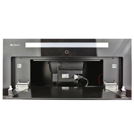 Okap podszafkowy czarne szkło  60 cm  Loteo 60.4 Plus Black GLOBALO