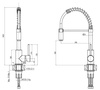 HELIX bateria kuchenna chrom ALVEUS (2091700)