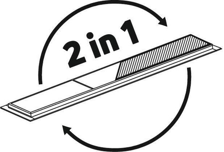 Odpływ liniowy podłogowy 80 cm - Odwracalny (KOS R08D) - Deante