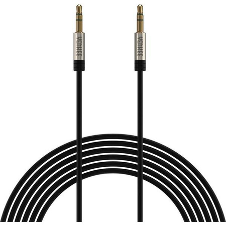 Kabel av YCA 202 BSR Kabel AUX M/M 2m met. YENKEE