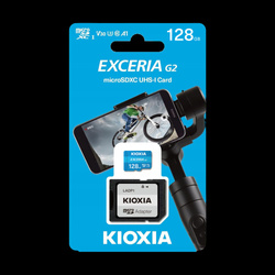 Karta pamięci microSD 128 GB UHS-I U1 Kioxia z adapterem