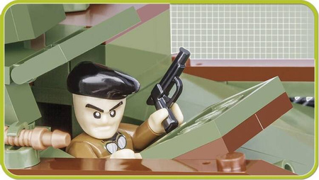 Klocki Small Army 400 elementów 7TP DW dwuwieżowy polski czołg lekki