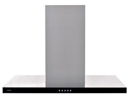 Okap kominowy AKPO WK-4 FENIKS SLIM GLASS 90 (435,6 m3/h; 900mm; kolor czarny)