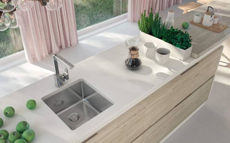 Zlewozmywak stalowy 1-komorowy (ZPE 010B) - Deante