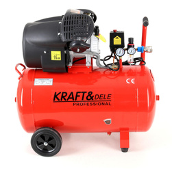 KOMPRESOR OLEJOWY SPRĘŻARKA 100L KD1483 - KRAFT&DELE