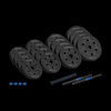 Hantle bitumiczne regulowane z łącznikiem 2x15kg REBEL ACTIVE