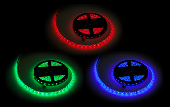 Sznur diodowy 5m Rebel RGB (300x5050 SMD) , wodoodporny- białe PCB