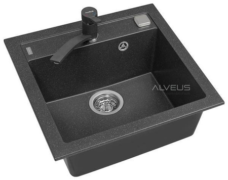ALVEUS FORMIC 20 zlewozmywak granitowy czarny (4402091)