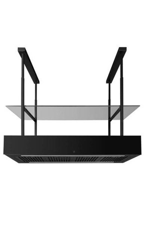 Okap wyspowy Minimal 1 Czarny okap + czarny panel fabryczny CDW1201C Ciarko Design
