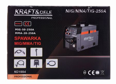 SPAWARKA MIG/MMA/TIG-250A KD1884 - KRAFT&DELE