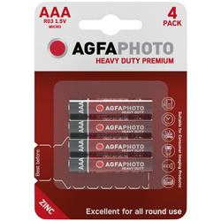 Bateria AgfaPhoto Heavy Duty R03 bl./4szt cynkowa