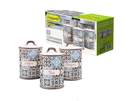 Zestaw pojemników 3 el.Maestro MR-20005-03CS