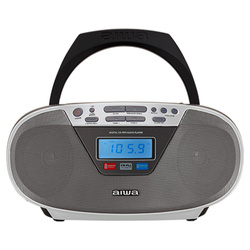 Boombox AIWA BBTU-400SL srebrny (8435256898439) - AIWA