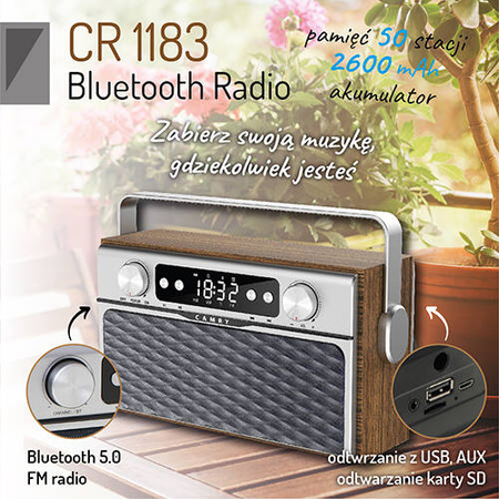 CR 1183 Radio z Bluetooth