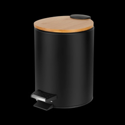 Kosz na śmieci łazienkowy 3 l (czarny)