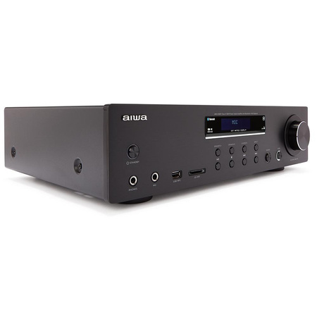 Wzmacniacz AIWA AMU-120BT/BK 120W czarny (8435256897494) - AIWA