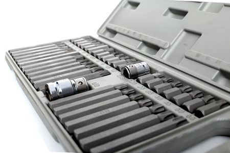 Komplet Bitów specjalnych KD10219 HEX, TORX, SPLINE 40cz. - KRAFT&DELE
